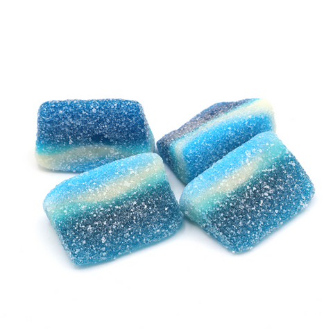 Blue Raspberry Slices Available in 500g Or 1KG Bags