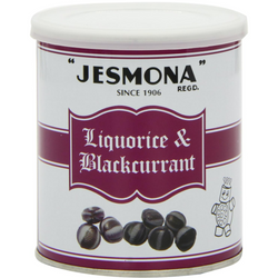 Jesmona Liquorice and Blackcurrant 250gram Tin