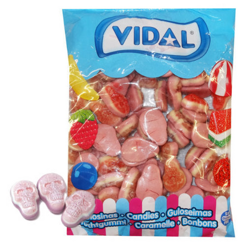 Vidal Jelly Skulls 1KG Sharebag