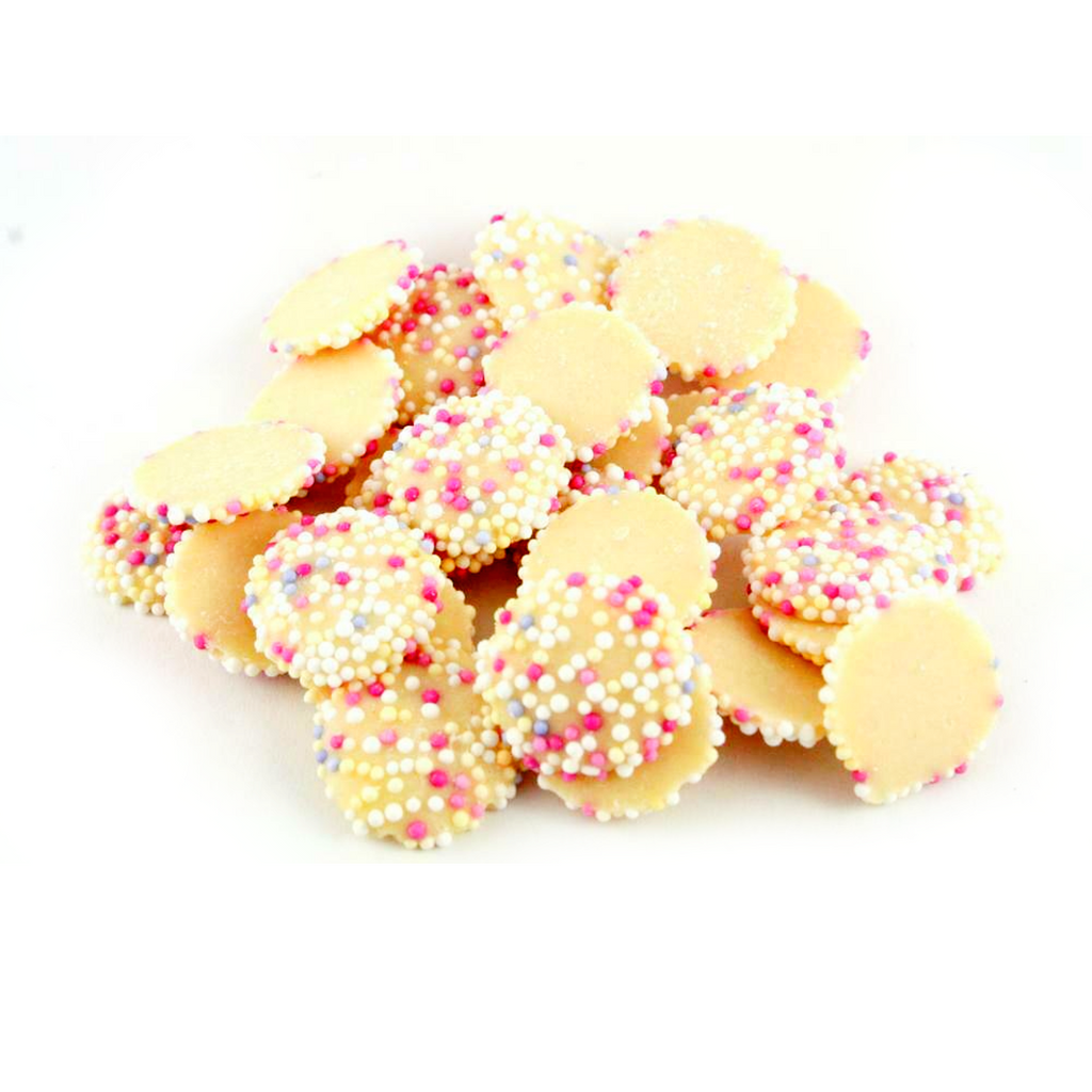 White Jazzies Snowies Snowdrops White Chocolate From 100G. JKR Trading