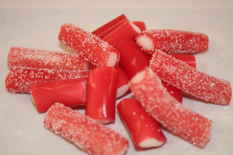 mini fizzy strawberry pencils mini strawberry pencil mix - JKR Trading