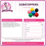 Gobstoppers multi coloured fruited flavoured hard candy from 100grams