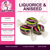 Liquorice &Aniseed wrapped boiled sweets from 100 grams