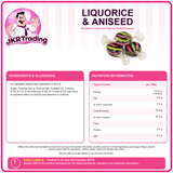 Liquorice &Aniseed wrapped boiled sweets from 100 grams