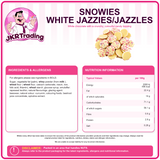 White Jazzies Snowies Snowdrops White Chocolate From 100G.