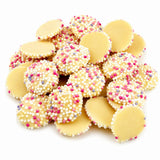 White Jazzies Snowies Snowdrops White Chocolate From 100G.