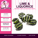Lime And Liquorice Individually Wrapped Boiled Sweets From 100Grams
