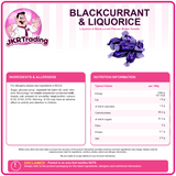 Blackcurrant And Liquorice Boiled Sweets With A Chewy Liquorice Toffee Centre