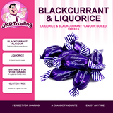 Blackcurrant And Liquorice Boiled Sweets With A Chewy Liquorice Toffee Centre