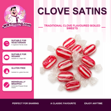 Traditional Clove Drops Hard Boiled Sweets | Choose Weight | Individually Wrapped