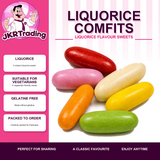 Liquorice Comfits | Sugar Coated Liquorice Sweets | Choose Weight | Freshly Packed