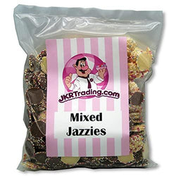 Mixed Jazzies 500Gram Bag White and Milk Chocolate Jazzles