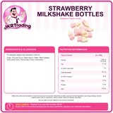 Strawberry Milkshake Bottles | Strawberry Flavour Gums | Choose Weight | Freshly Packed
