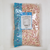 Strawberry Milkshakes Gummy Strawberry Sweets With Powdery Coating