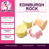 Edinburgh Rock | Fruity Soft & Crumbly Sweets | Choose Weight | Freshly Packed