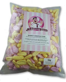 Barratt Assorted Foam Mix Shrimps And Mini Bananas 1kg Value Share Bag