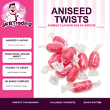Aniseed Twists – Traditional Aniseed Boiled Sweets | Individually Wrapped | Choose Your Weight