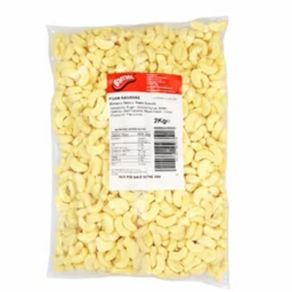 2kg Bag Of 70s Favourite Mini Foam Bananas