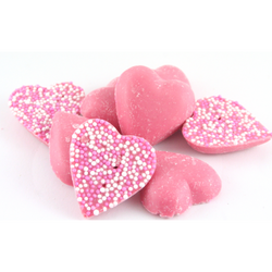 Pink Hearts Retro Sweets Wedding Favours From 100grams