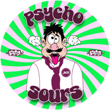 Psycho Sours Insanely Sour Boiled Sweets Mixed Fruits Mega Sour