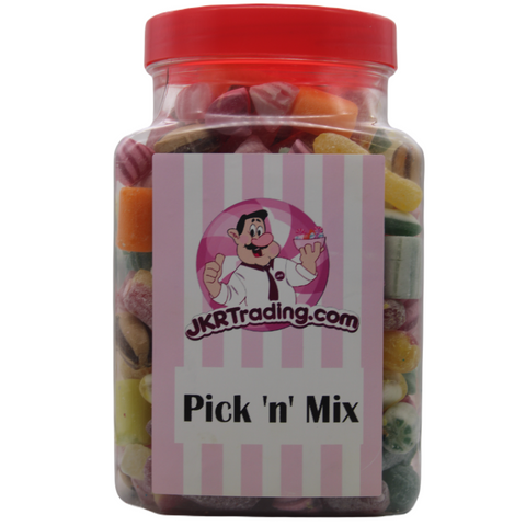 Yorkshire Mix Sweet Jar 1.9KG Of Mixed Boiled Sweets In A Gift Jar