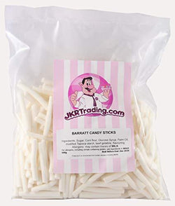 Candysticks Candy Sticks White Sticks of Candy of Various Lengths 500Gram Bag