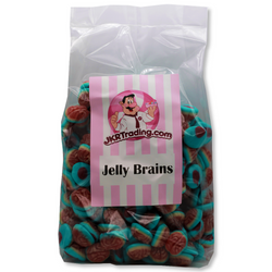 Jelly Brains Fruit Flavoured Jellies 1KG Bag Halloween Trick Or Treat