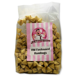Mint Humbugs Chewy Centred Traditional Unwrapped Mint Humbugs 1KG Sharebag