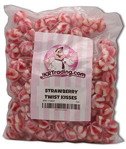 Strawberry Twist Kisses 1KG Value Bag Jelly Sweets