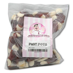Pint Pots Novelty Jellies 1KG Share Bag