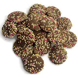 Milk Chocolate Flavour Jazzies Jazzles Chocolate Dops With A Candy Topping