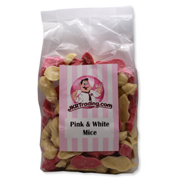 Pink And White Mice 1KG Sharebag