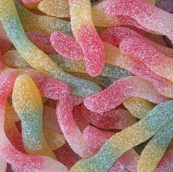 FIZZY JELLY SNAKES from 100gram free postagw - JKR Trading