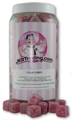 Cola Cube Sweet Jar A Gift Jar Full Of Cola Cubes Kola Kubes - JKR Trading