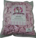 Supershrimps Super Shrimp Raspberry Flavour Novelty Foam Sweets 1kg Share Bag - JKR Trading