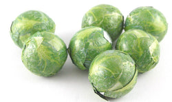 Chocolate Sprouts Individually Wrapped Milk Chocolate Balls In The Shape Of Sprouts