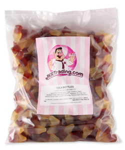 Cola Bottle 1kg Value Share Bag Full Of Cola Shaped Novelty Jellies - JKR Trading