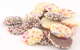 1KG Bag Of Mixed Jazzies Jazzles Snowdrops White and Chocolate candy Pieces - JKR Trading