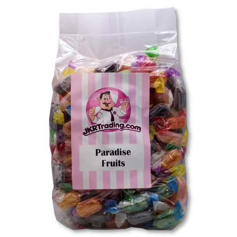 Paradise Fruits 1KG Share Bag Individually Wrapped Fruit Flavoured Boiled Sweets