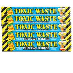 Toxic Waste Sour Raspberry Flavour Chew Bar From 5 Bars To 50 Bars